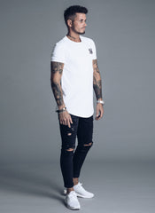 SikSilk Short Sleeve Gym T-shirt - White
