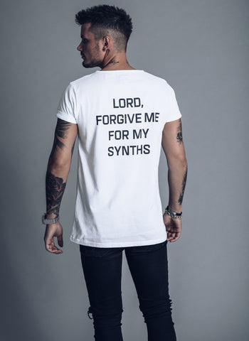 SikSilk Curved Hem Fade T-shirt - Antique Rose