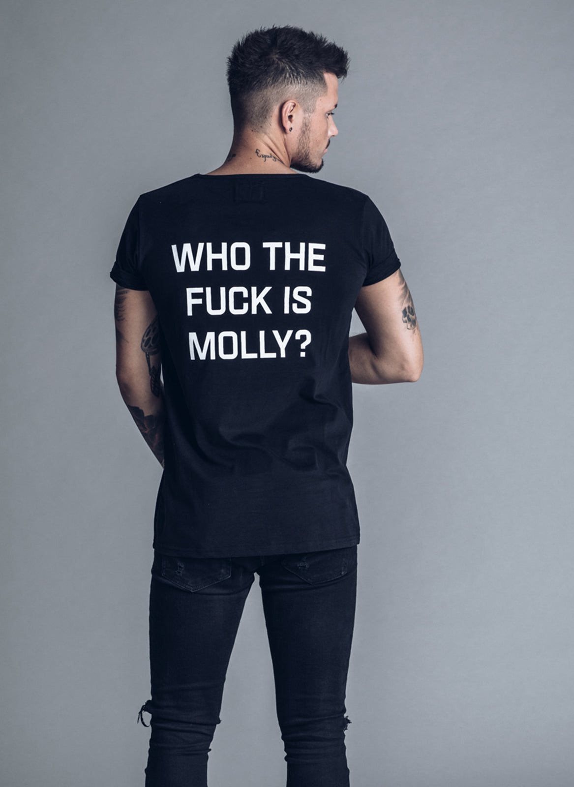 Who The F*ck is Molly - Black T-shirt - We Love Techno