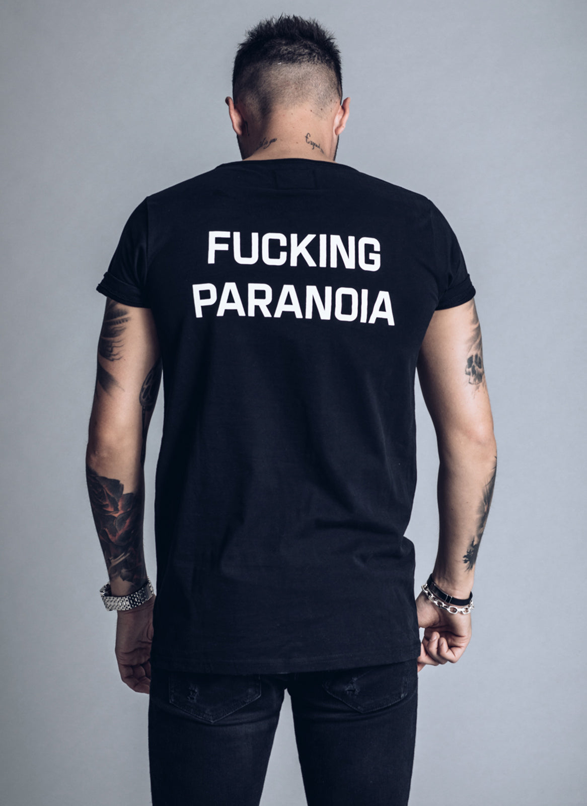 Fucking Paranoia - Black t-shirt - We love techno