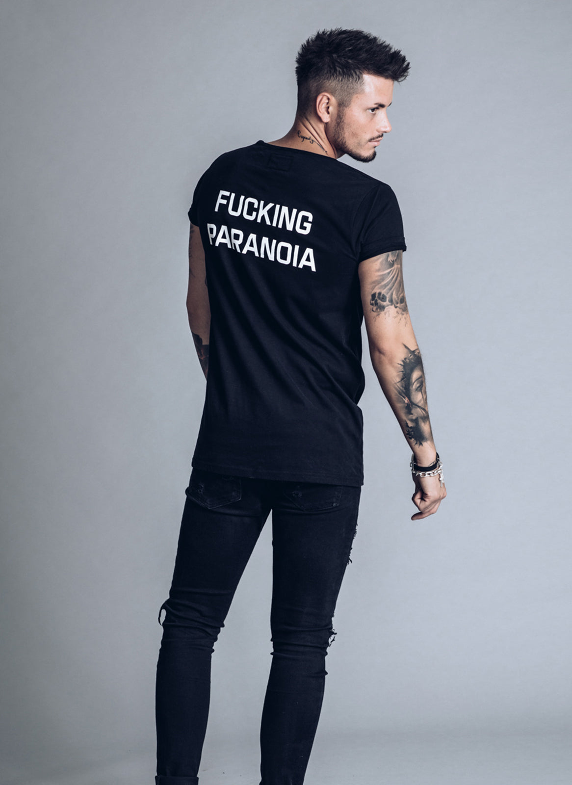 Fucking Paranoia - Black t-shirt - We love techno