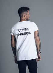Fucking Paranoia - White t-shirt - We love techno